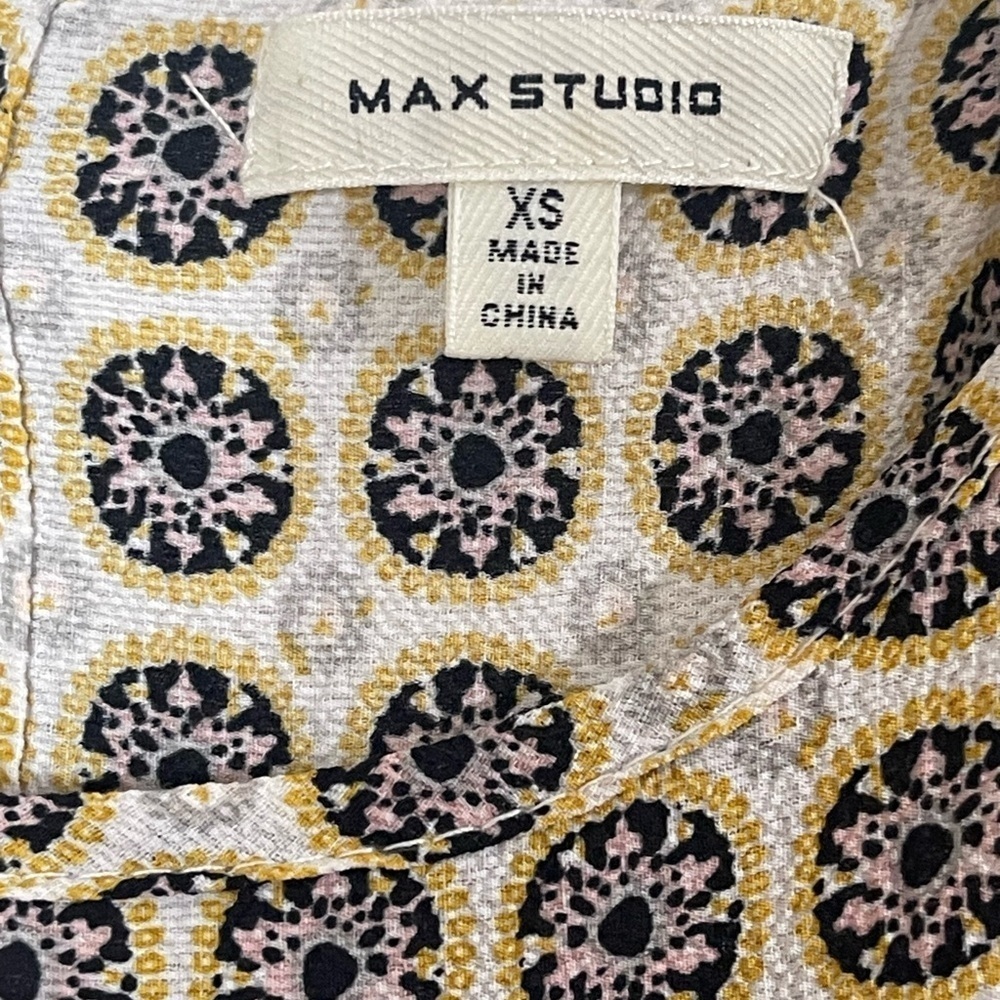 Max Studio sleeveless prairie style long dress. Size XS GUC - Picture 13 of 14
